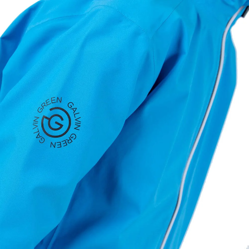 Galvin Green Junior River Waterproof Jacket - Blue Bell - Image 7