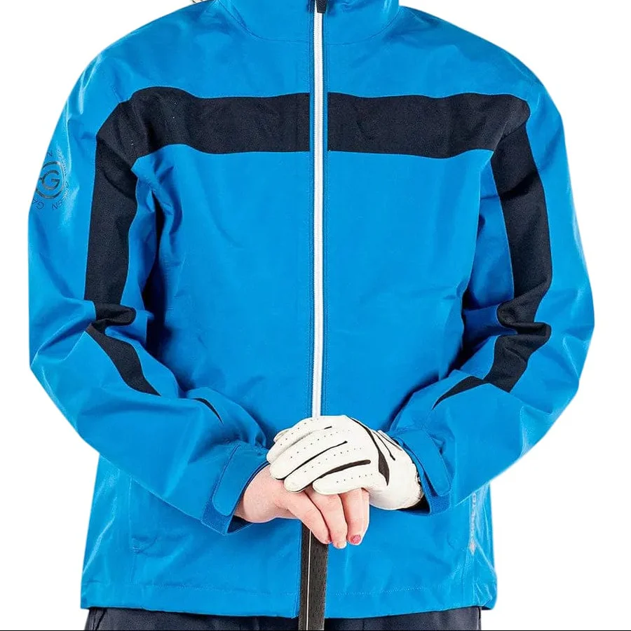 Galvin Green Junior Robert Waterproof GORE-TEX Jacket - Light Blue/Navy - Image 3