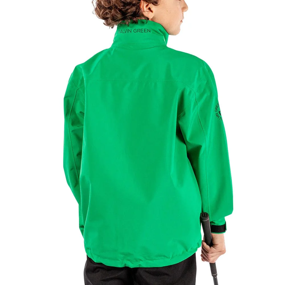 Galvin Green Junior Robert Waterproof GORE-TEX Jacket - Golf Green - Image 4
