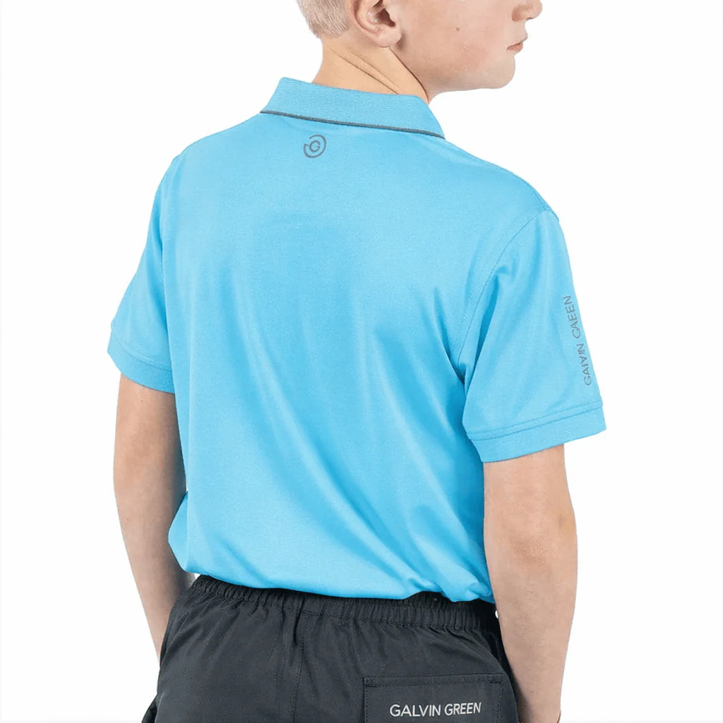 Galvin Green Junior Rod Polo Shirt - Blue Bell - Image 5