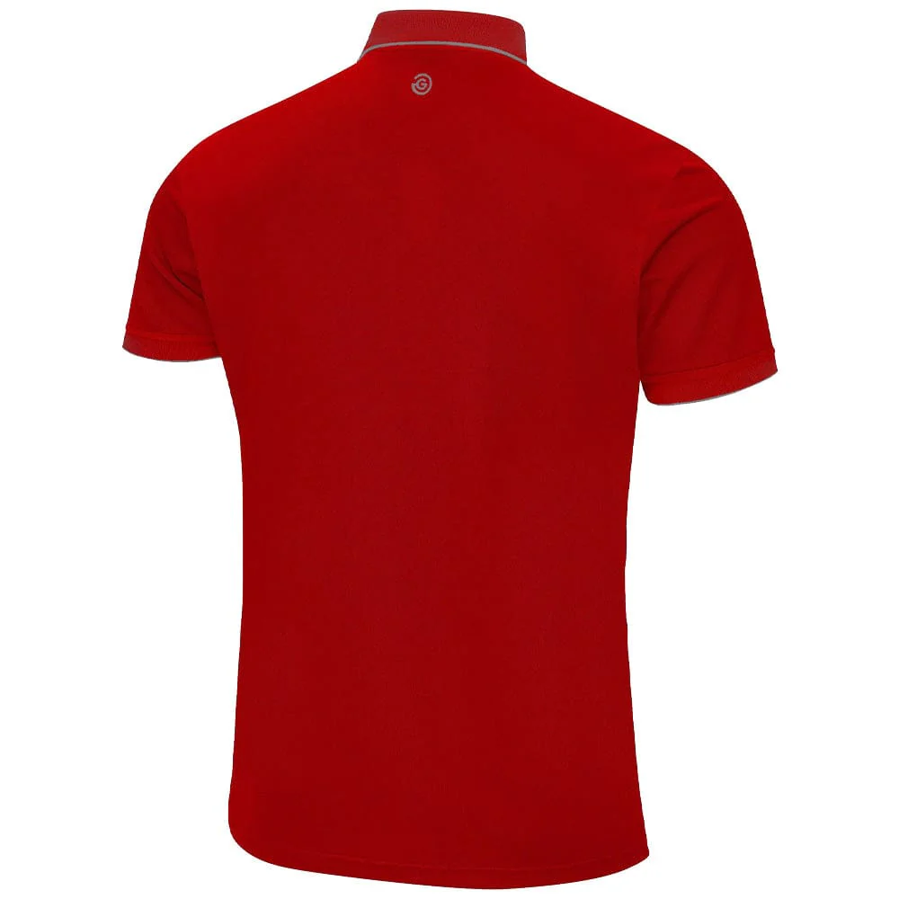 Galvin Green Junior Rod Polo Shirt - Red - Image 2