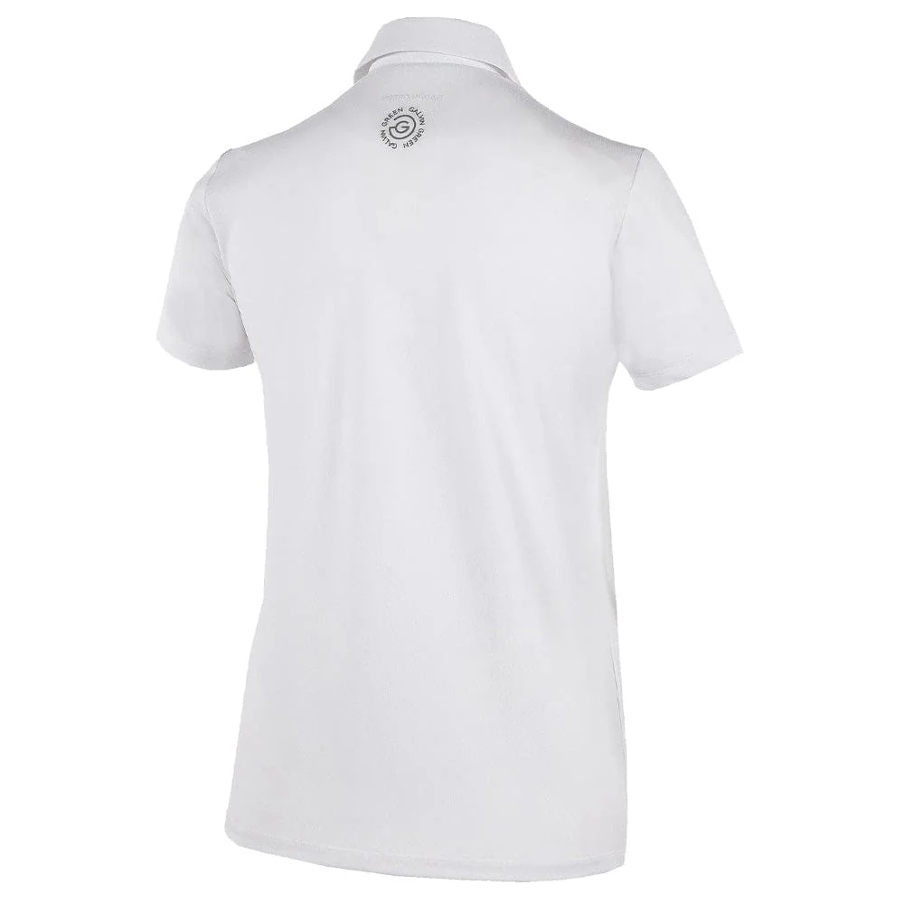 Galvin Green Junior Ronny Polo Shirt- White - Image 2