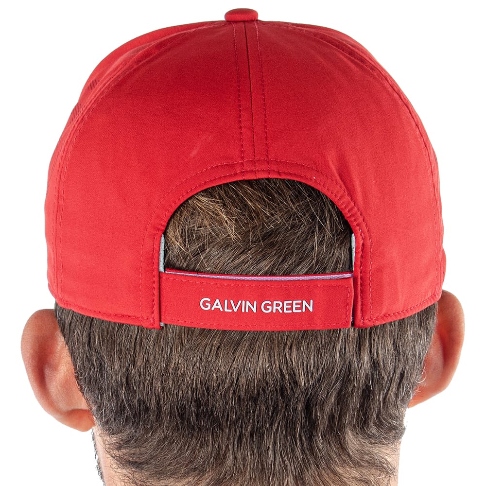 Galvin Green Sanford Lightweight Solid Cap - Red - Image 4