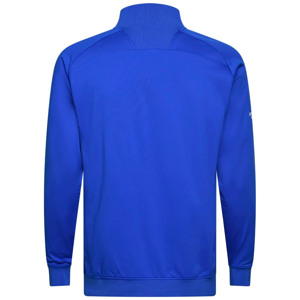 Glenmuir Esk 1/4 Zip Pullover - Ascot Blue/White - Image 2