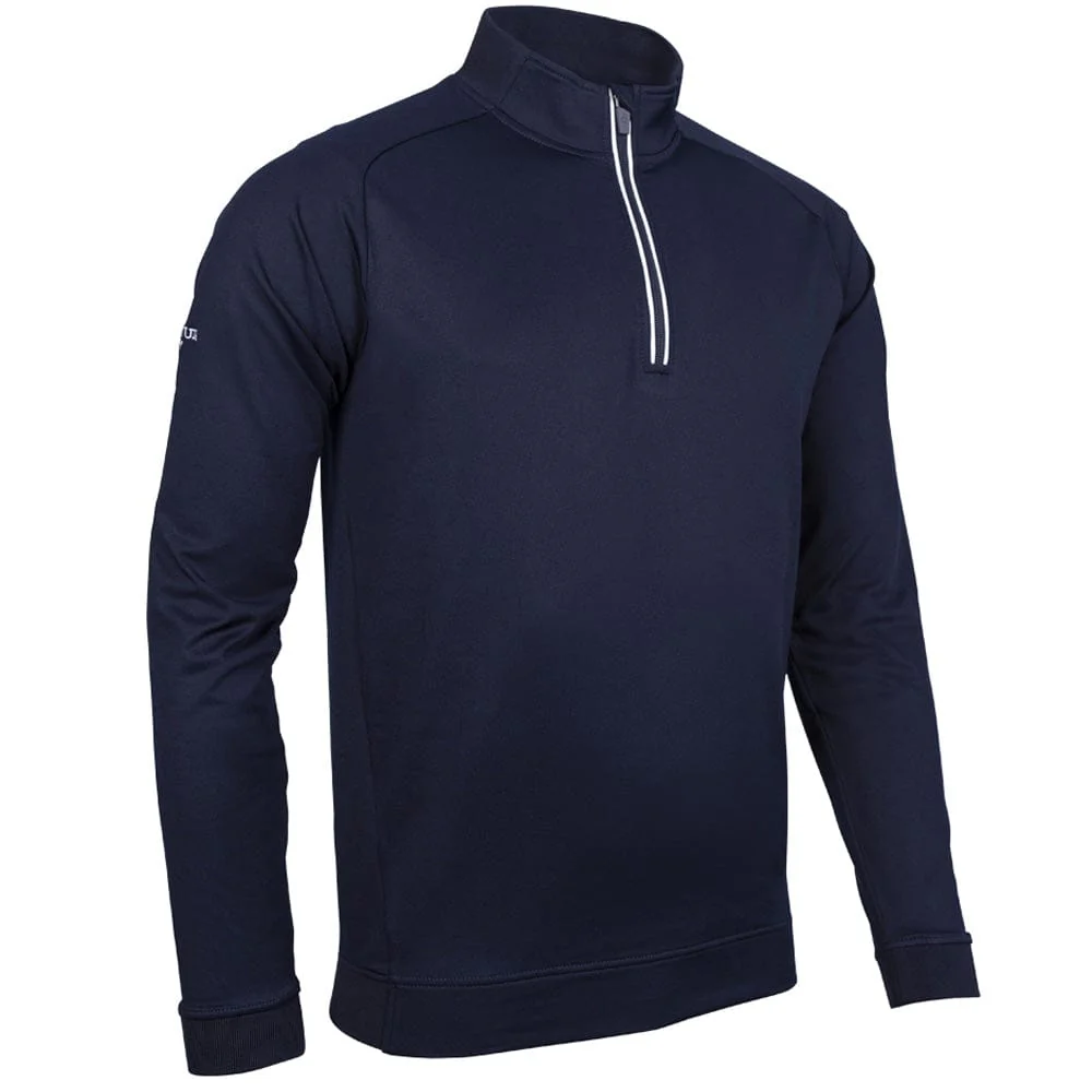 Glenmuir Esk 1/4 Zip Pullover - Navy/White