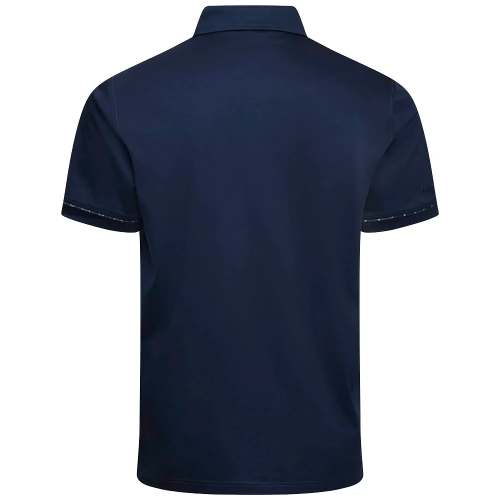 Glenmuir Gordon Polo Shirt - Navy/Tartan - Image 2