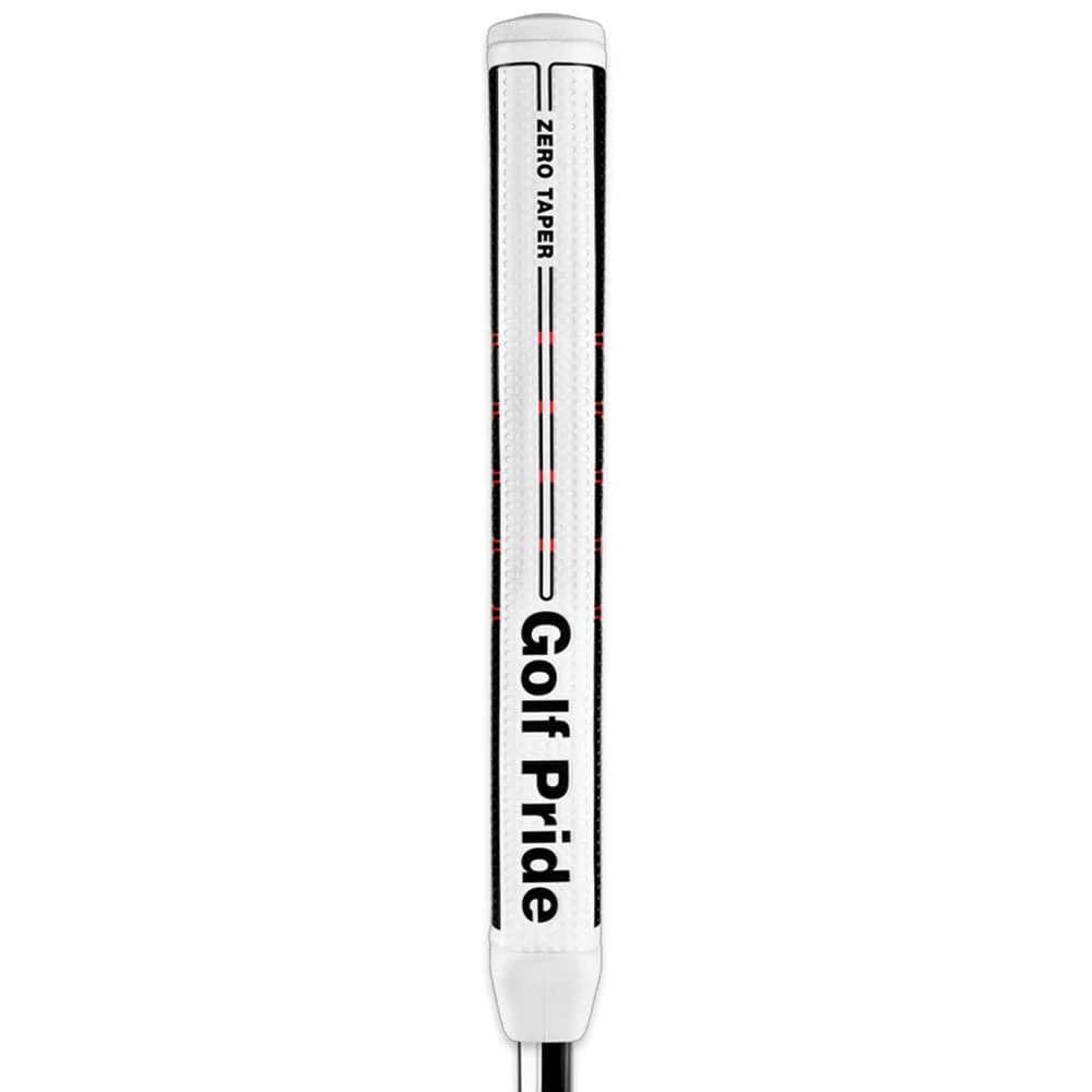 Golf Pride Zero Taper Large Putter Grip - Black/White