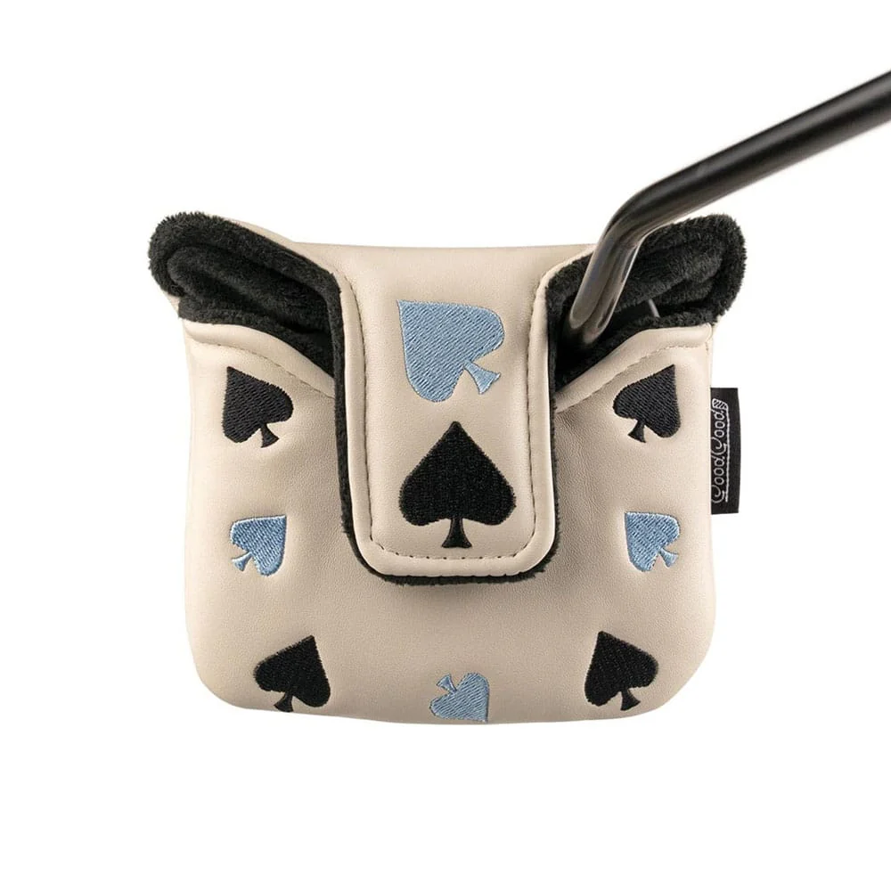 Good Good Golf Ace In The Hole Mallet Cover - White/Sky/Black - Image 2