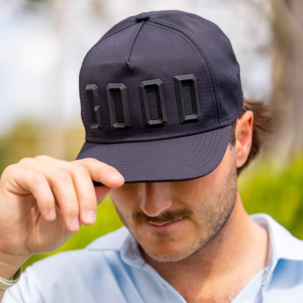 Good Good Golf Elite Good Cap - Solid Black - Image 4