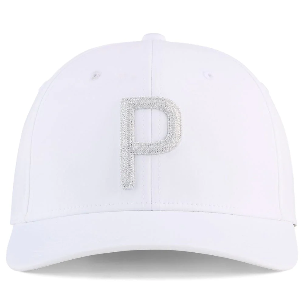 Puma Heritage P Tech Cap - White Glow-Platino Gray - Image 3