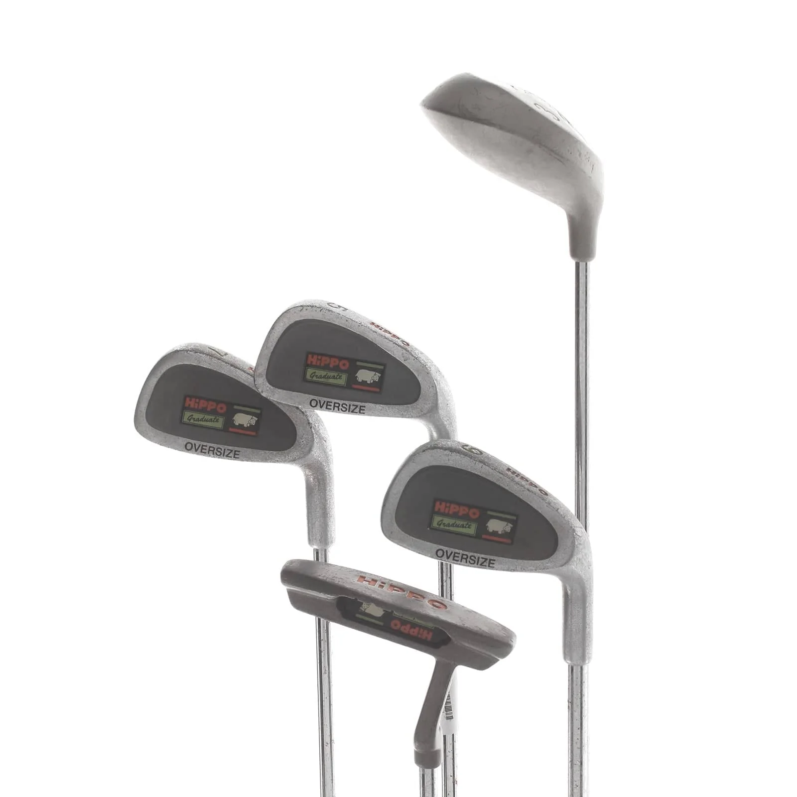 Hippo Graduate Oversize Steel Mens Right Hand Clubs Set Junior - Hippo