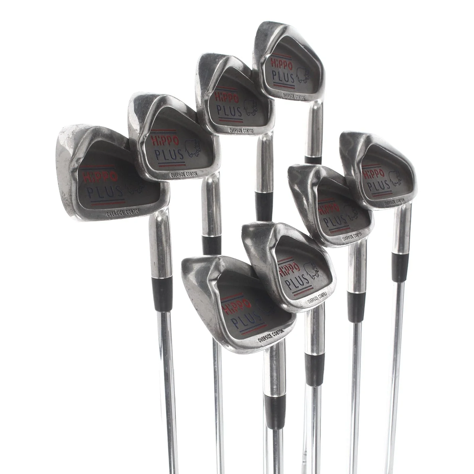 Hippo Plus Steel Mens Right Hand Irons 3-SW Stiff - True Temper Dynamic Gold S400 - Image 2