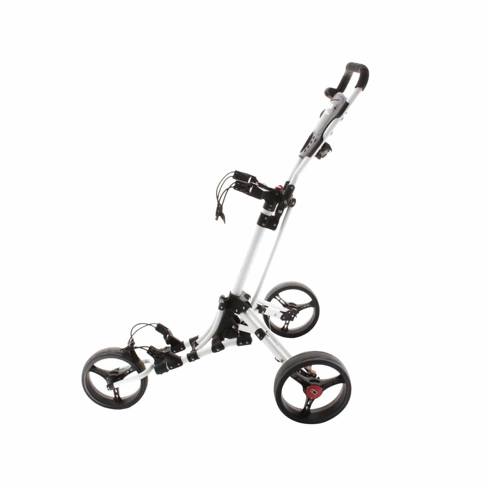 iCart Uno 3-Wheel Push/Pull Trolley - Black/White