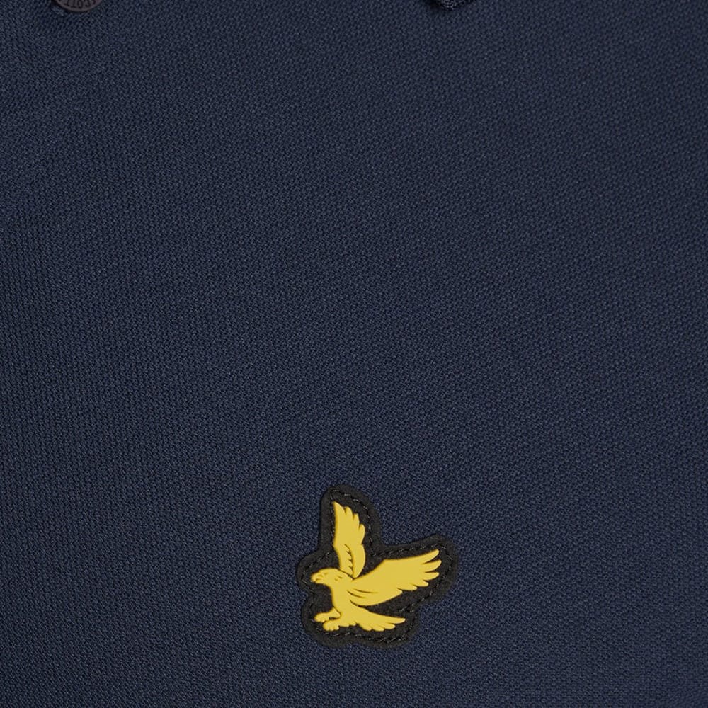 Lyle & Scott Golf 1874 Tipped Tech Polo Shirt - Dark Navy - Image 5