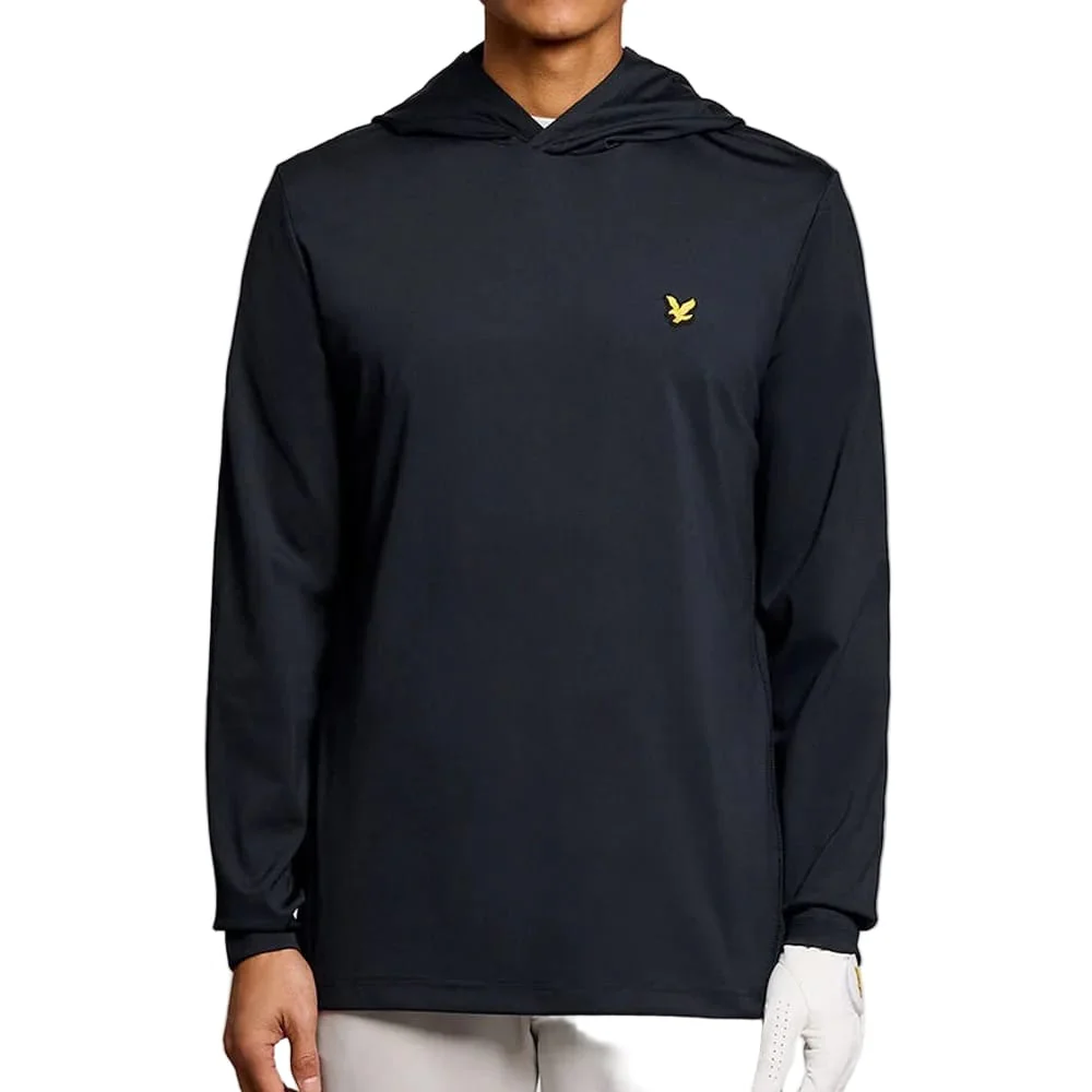 Lyle & Scott Golf Core Midlayer Hoodie - Dark Navy - Image 3