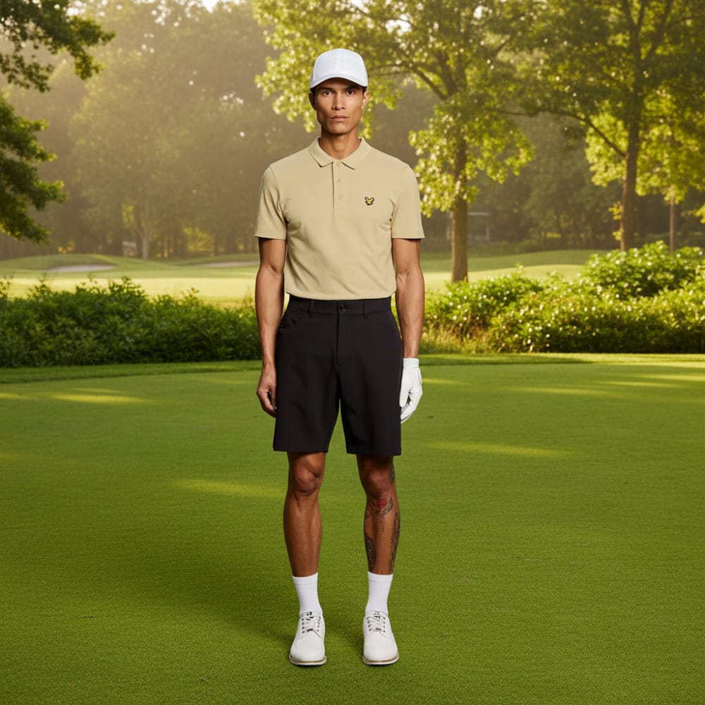 Lyle & Scott Golf Core Polo Shirt - Mojave - Image 3