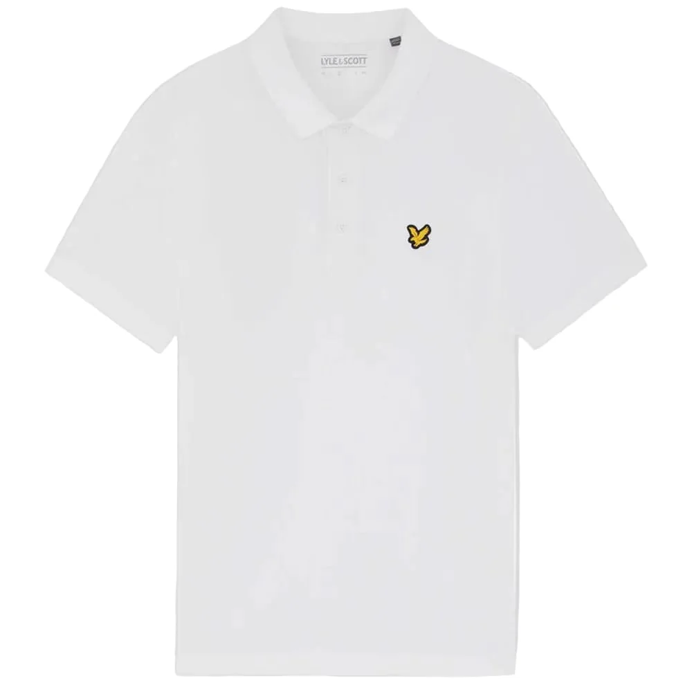 Lyle & Scott Golf Core Polo Shirt - White