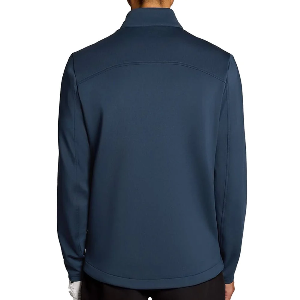 Lyle & Scott Hybrid Quilted Full Zip Golf Jacket - Ryder Blue - Image 2