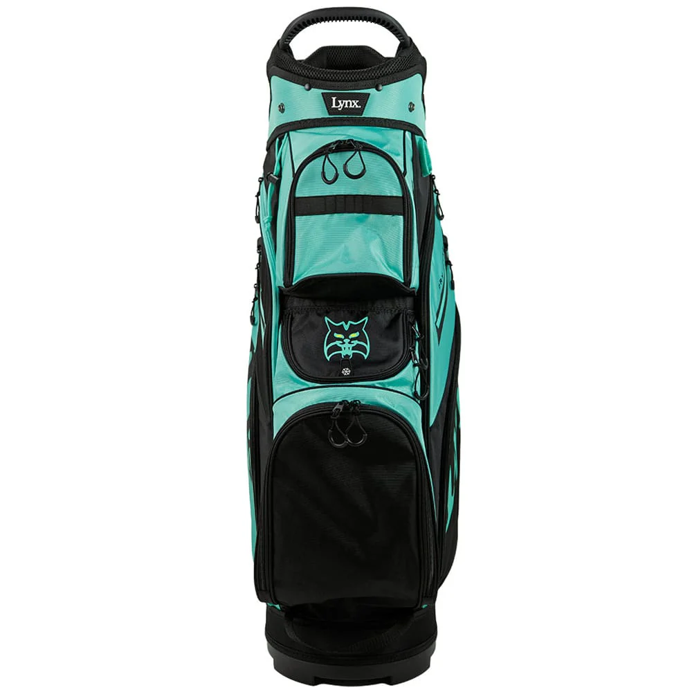 Lynx Liberty Cart Bag - Turquoise/Black - Image 3