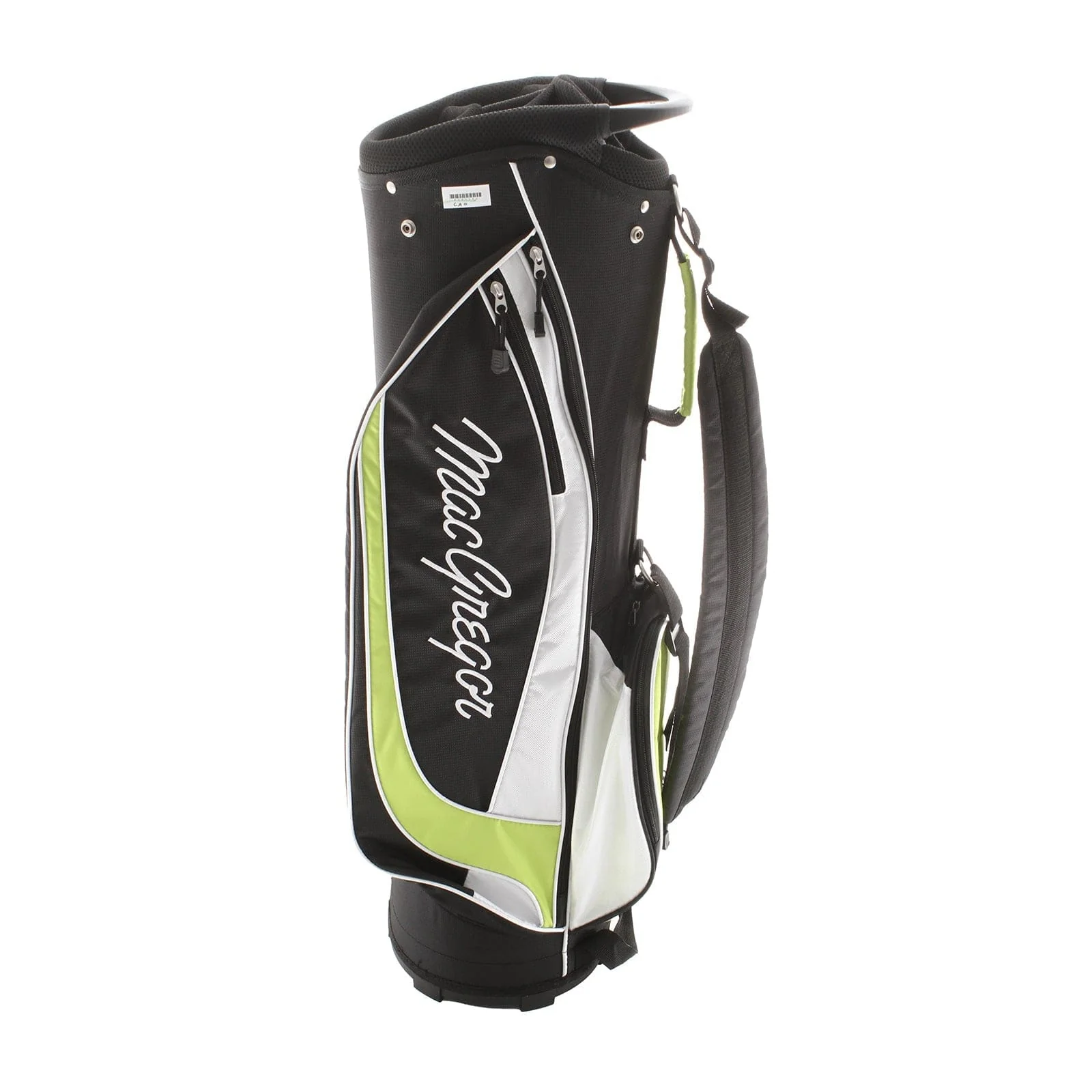 MacGregor Cart Bag - Black/White/Green - Image 3