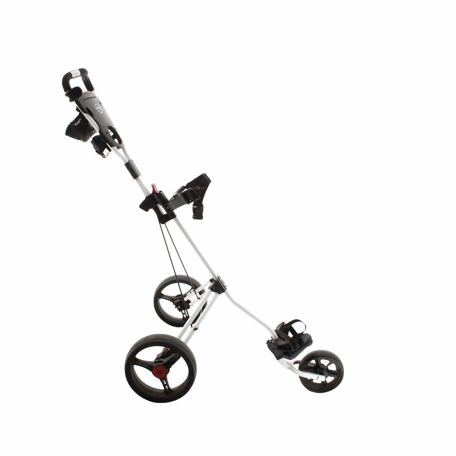 Masters 5 Series 3-Wheel Push/Pull Trolley - White/Black/Red - Image 3