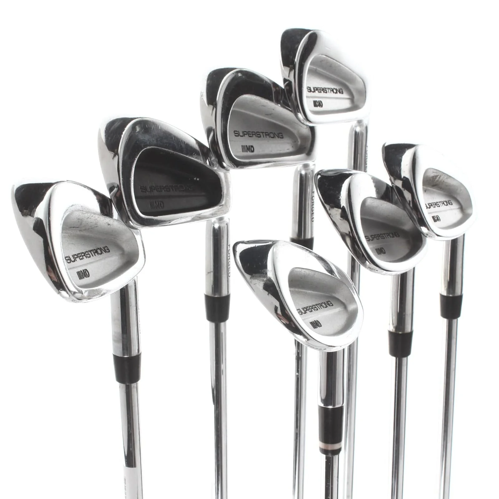 MD Superstrong Forged Steel Mens Right Hand Irons 5-SW Regular - Dynamic Gold - Image 2