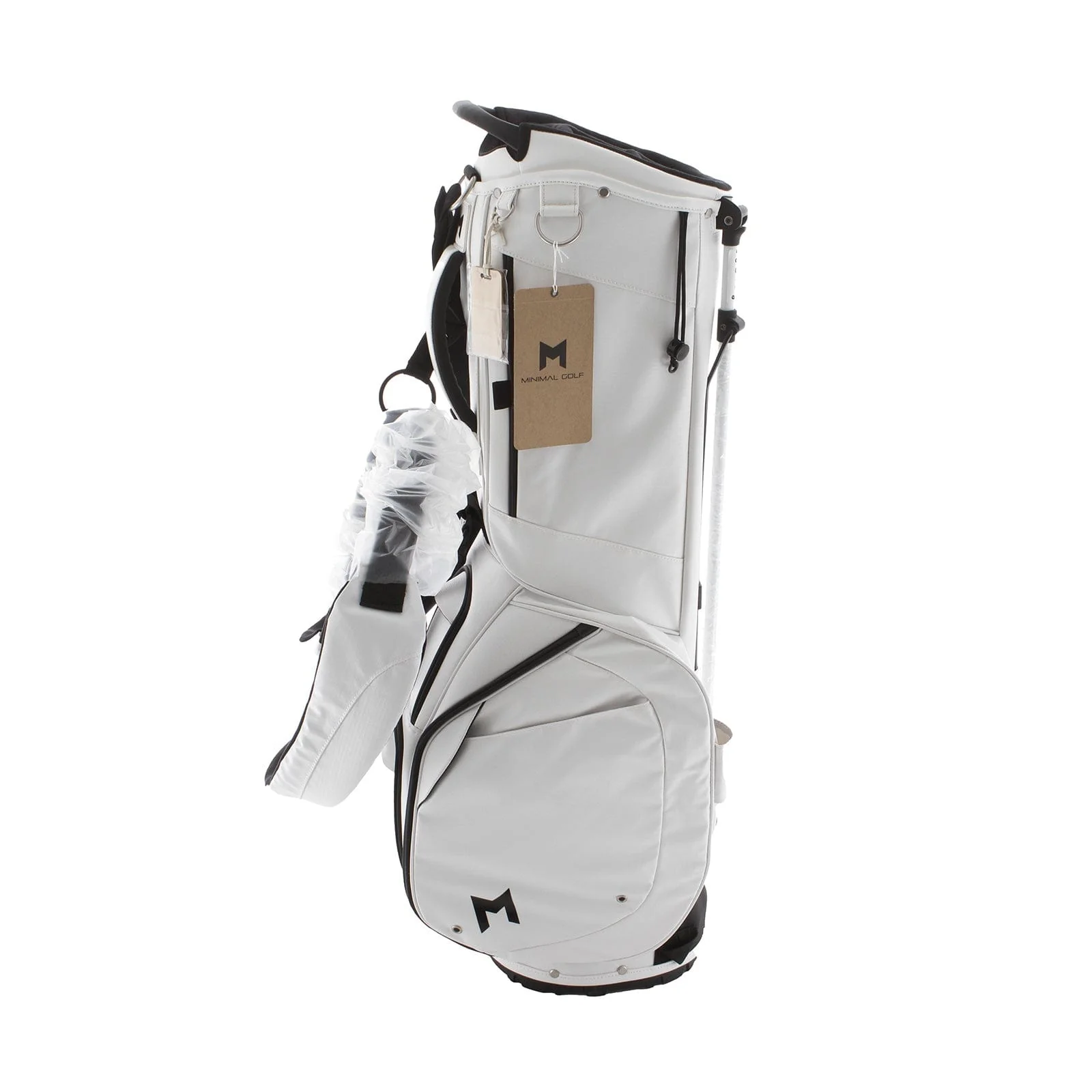 Minimal Golf Terra Stand Bag - White/Black - Image 3