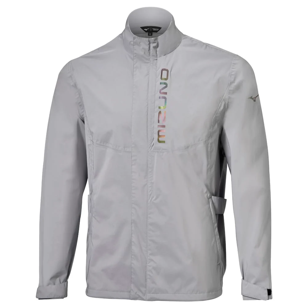 Mizuno Arc Waterproof Rain Jacket - Quicksilver