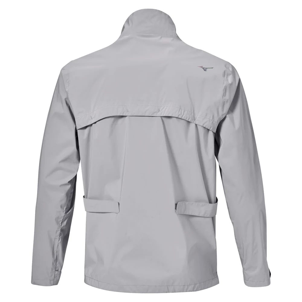 Mizuno Arc Waterproof Rain Jacket - Quicksilver - Image 2