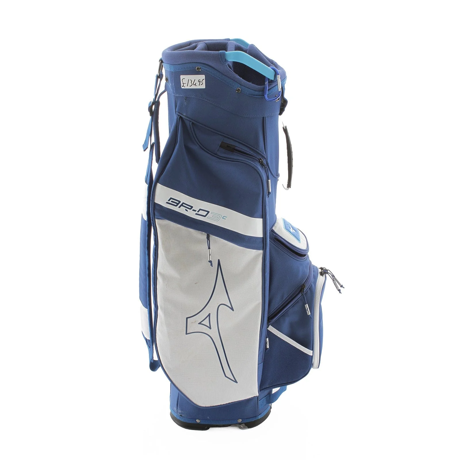 Mizuno BR-D3 Cart Bag - Blue/White - Image 3