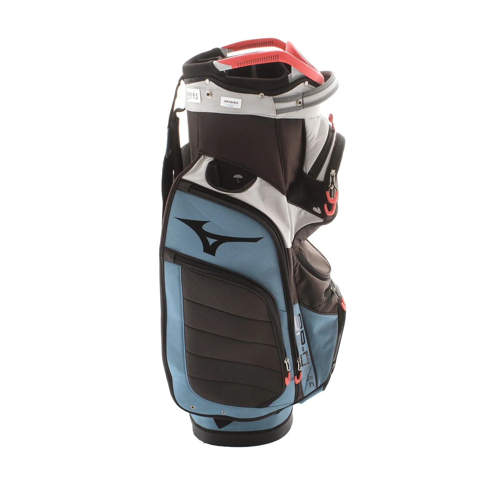 Mizuno BR-D4C Cart Bag - Black/Grey/Blue - Image 3