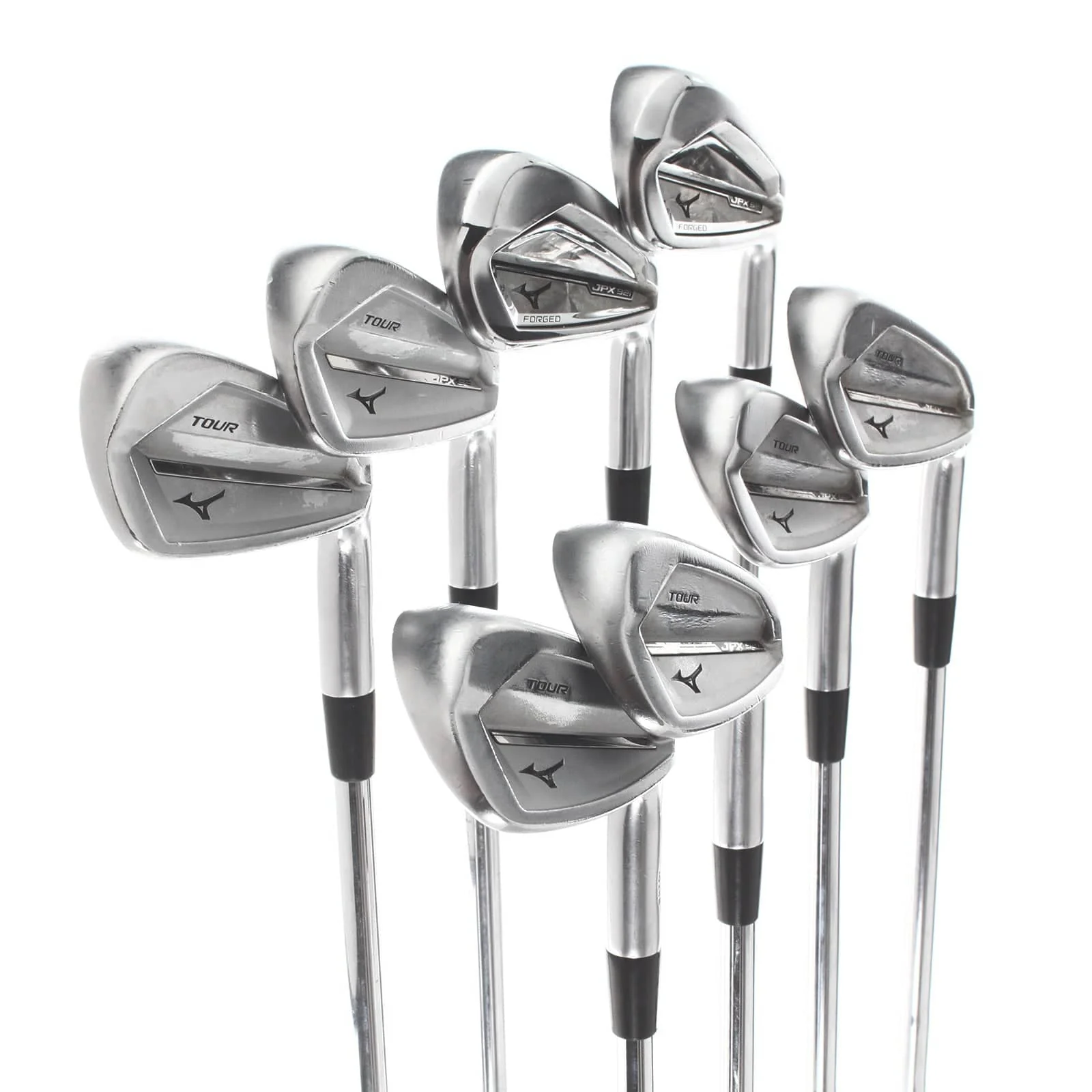 Mizuno JPX 921 Forged/Tour Combo Steel Mens Right Hand Irons 4-GW Extra Stiff - KBS $-Taper 130 - Image 2