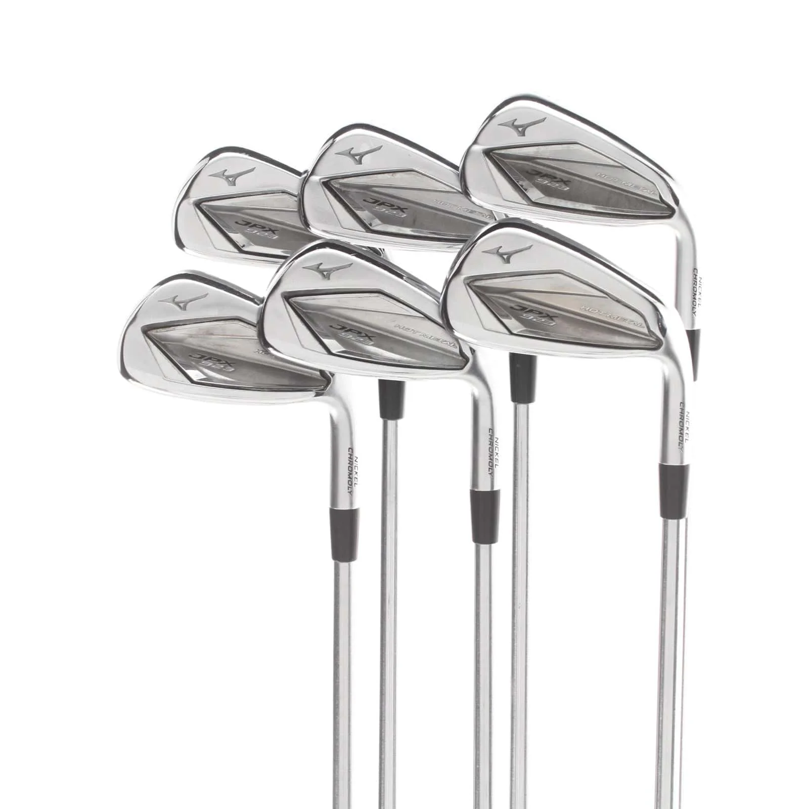 Mizuno JPX923 Hot Metal Steel Mens Right Hand Irons 5-PW Stiff - Project X LS