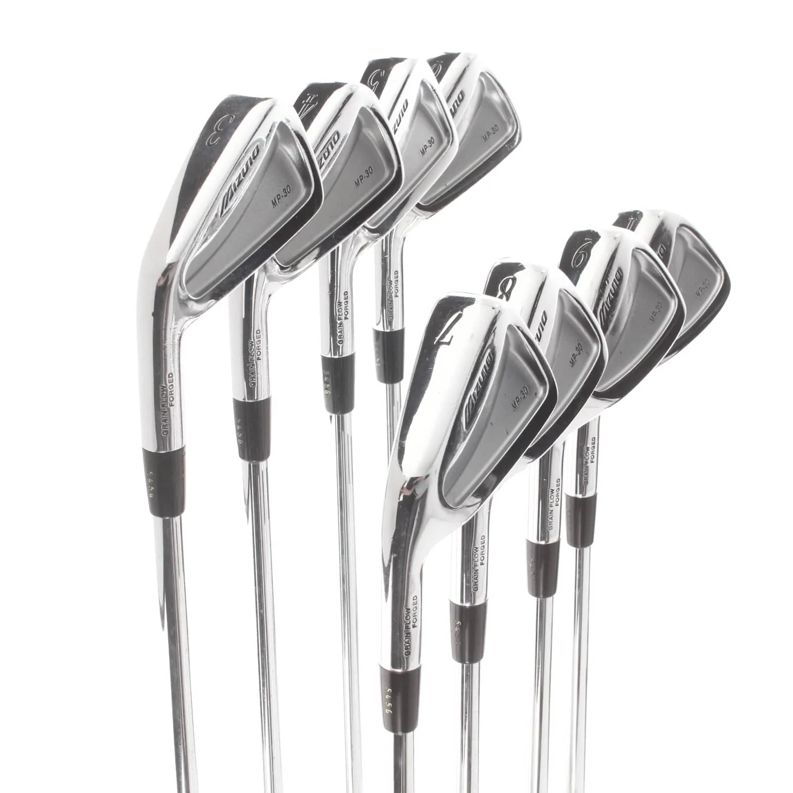 Mizuno MP-30 Steel Mens Left Hand Irons 3-PW Stiff - True Temper Dynamic Gold S300 - Image 2