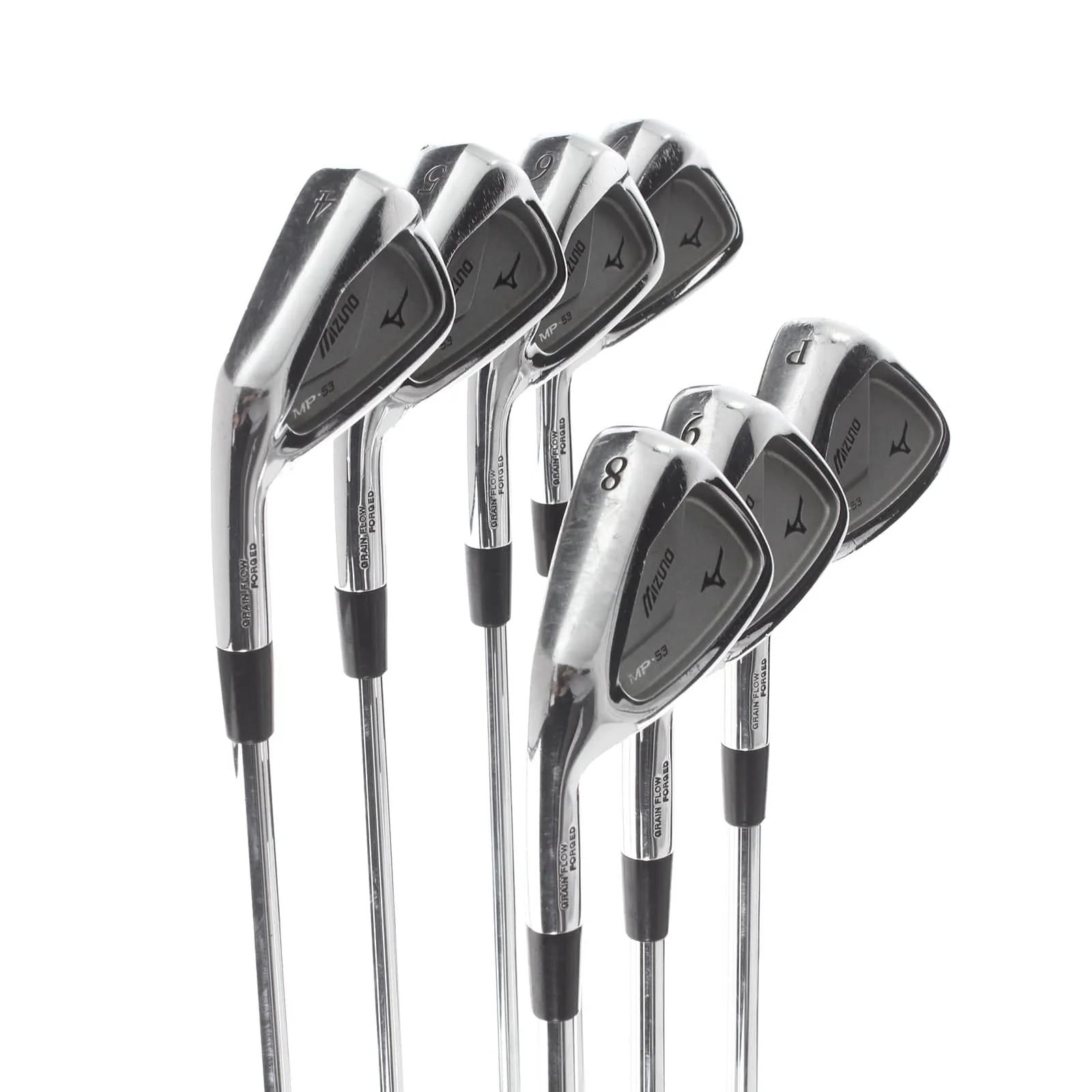 Mizuno MP-53 Steel Mens Left Hand Irons 4-PW Regular - Dynamic Gold - Image 2