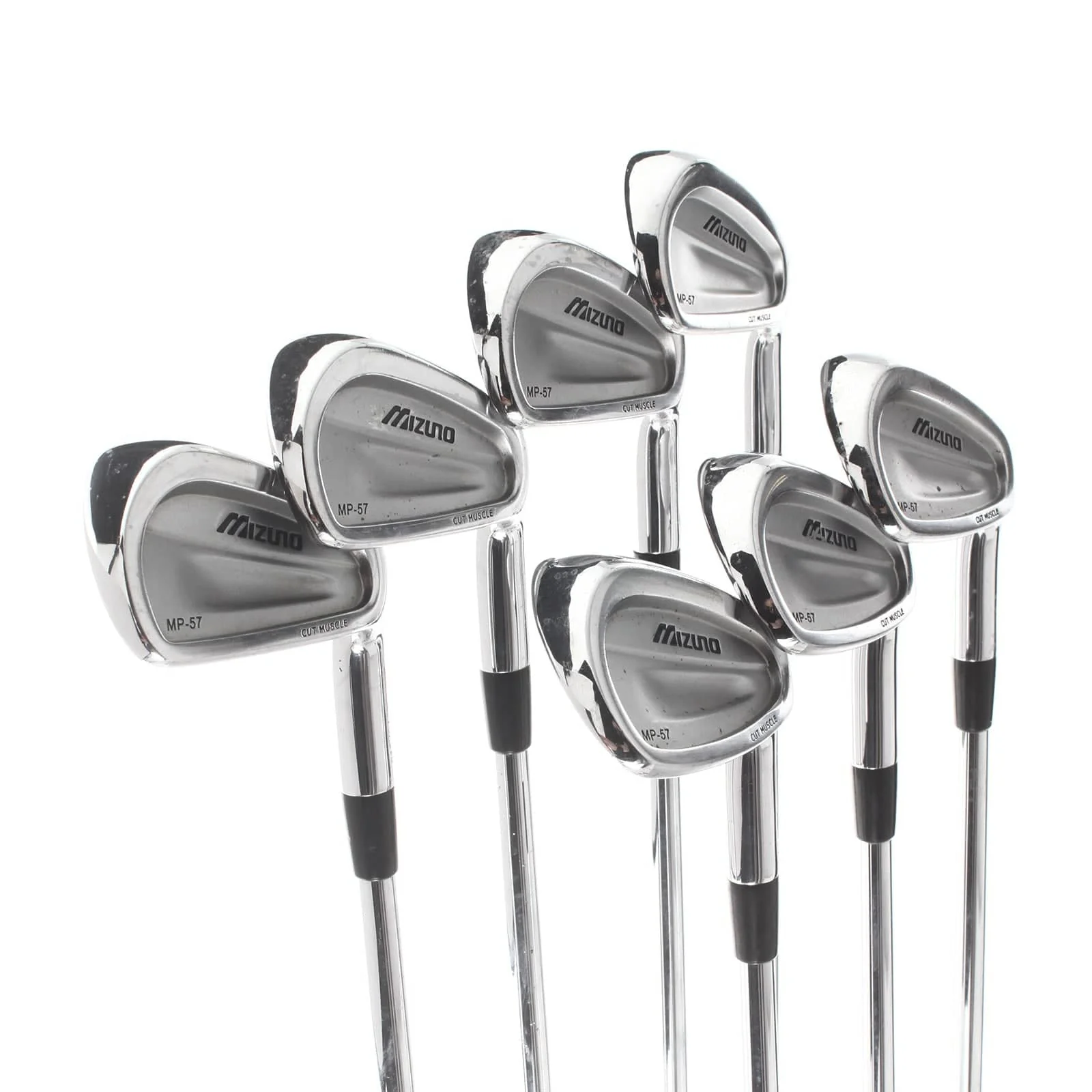 Mizuno MP-57 Steel Mens Right Hand Irons 4-PW Stiff - Dynamic Gold - Image 2
