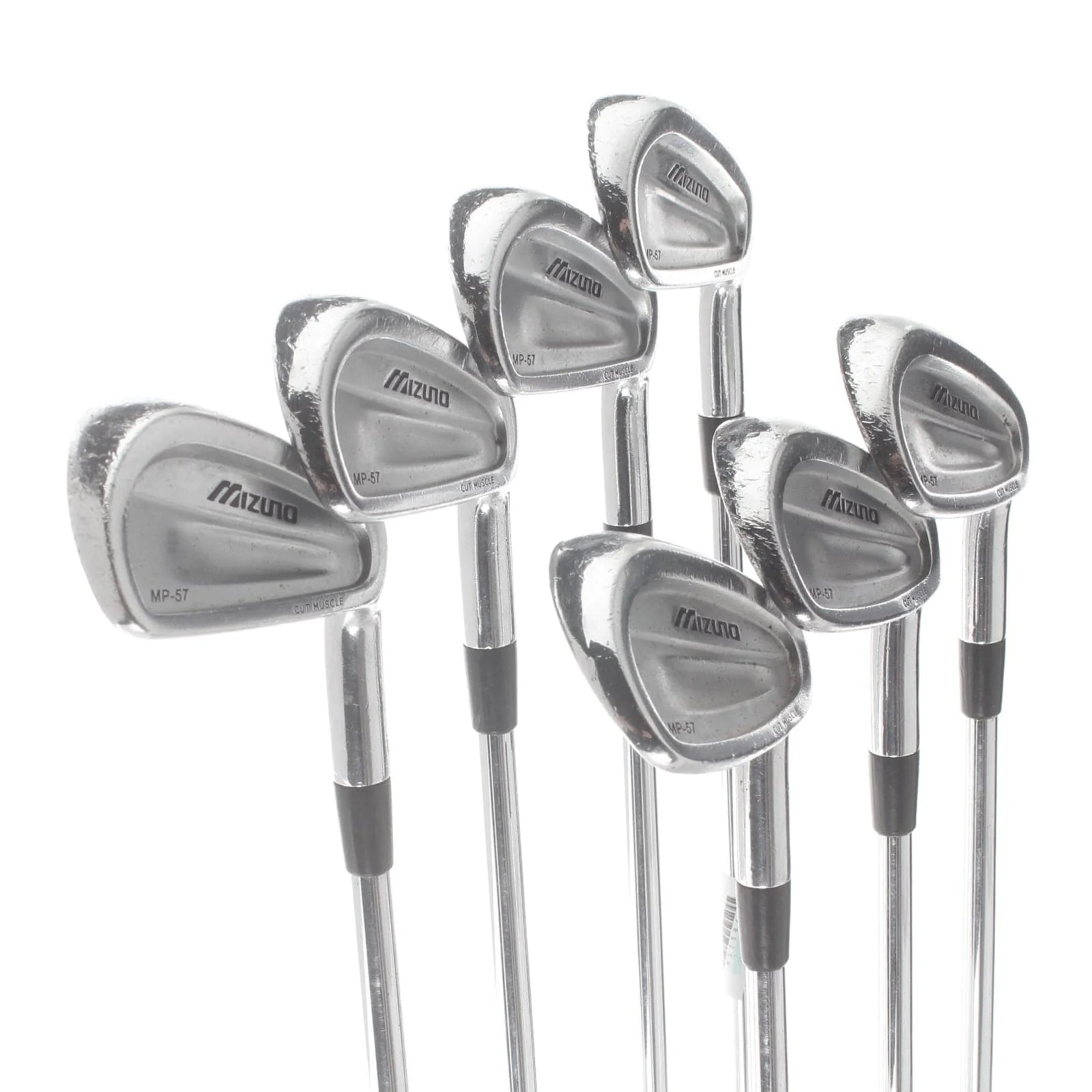 Mizuno MP-57 Steel Mens Right Hand Irons 4-PW Stiff - Dynamic Gold S300 - Image 2