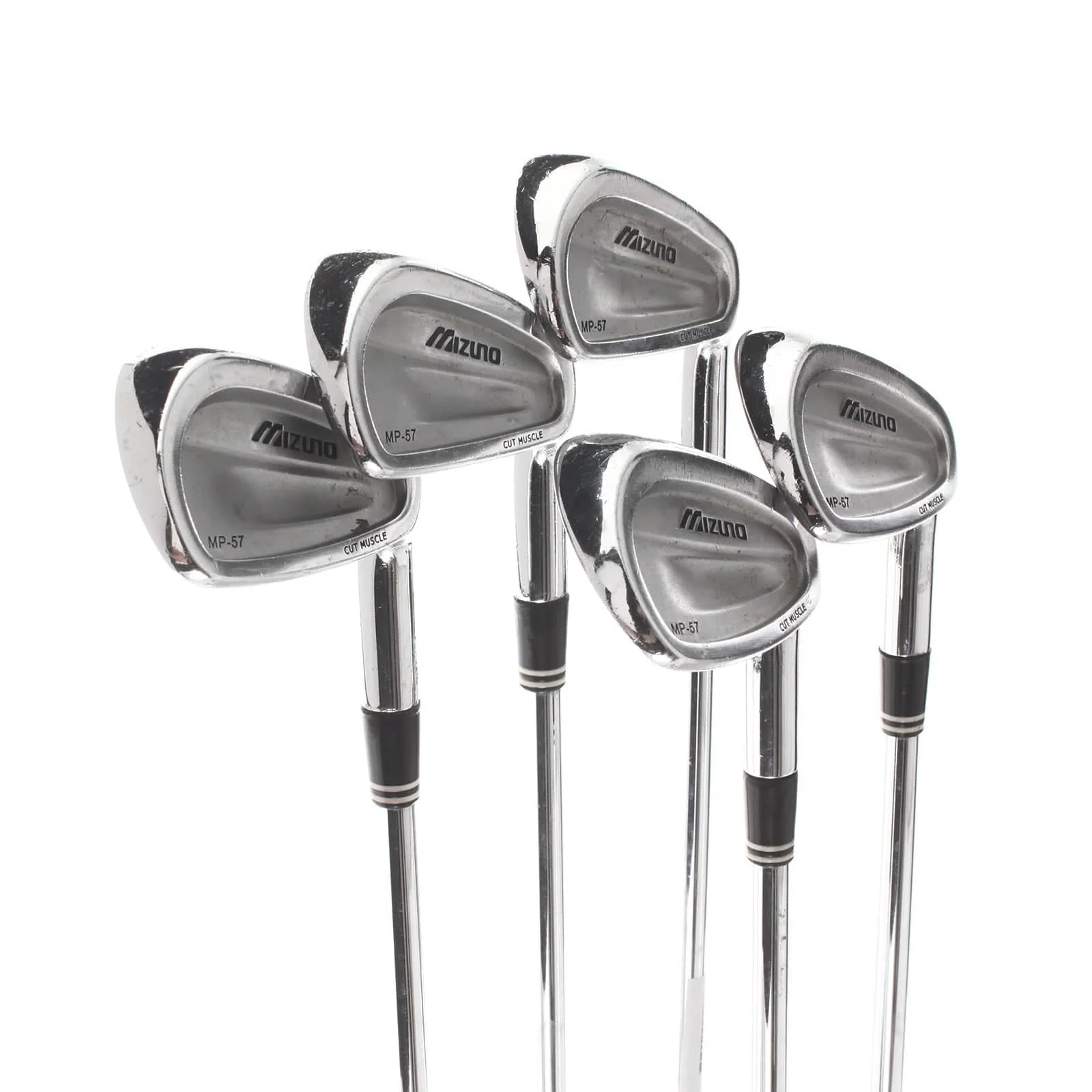 Mizuno MP-57 Steel Mens Right Hand Irons 6-PW Regular - Dynamic Gold R300 - Image 2