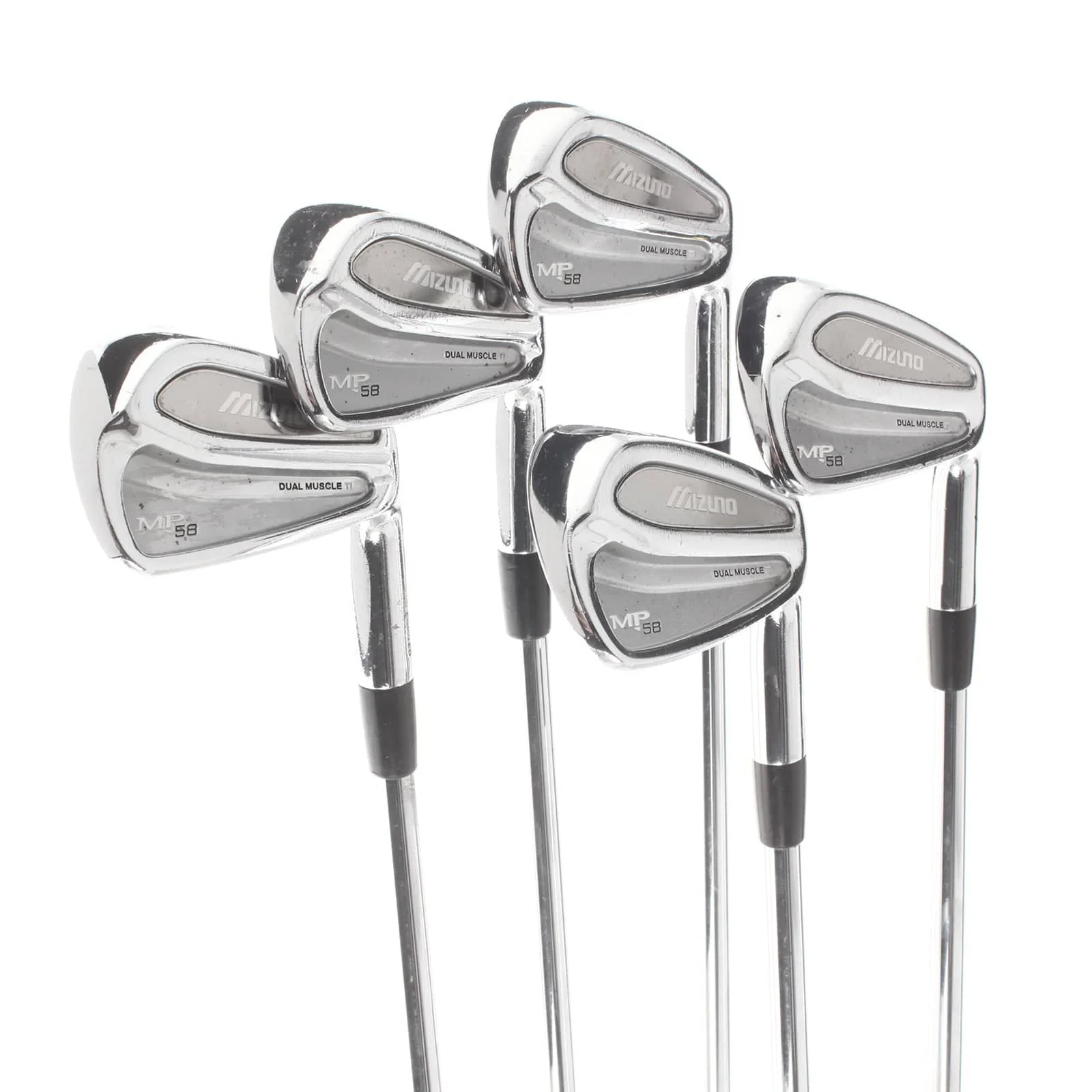 Mizuno MP-58 Steel Mens Right Hand Irons 4-8 Extra Stiff - Project X 6.5 - Image 2