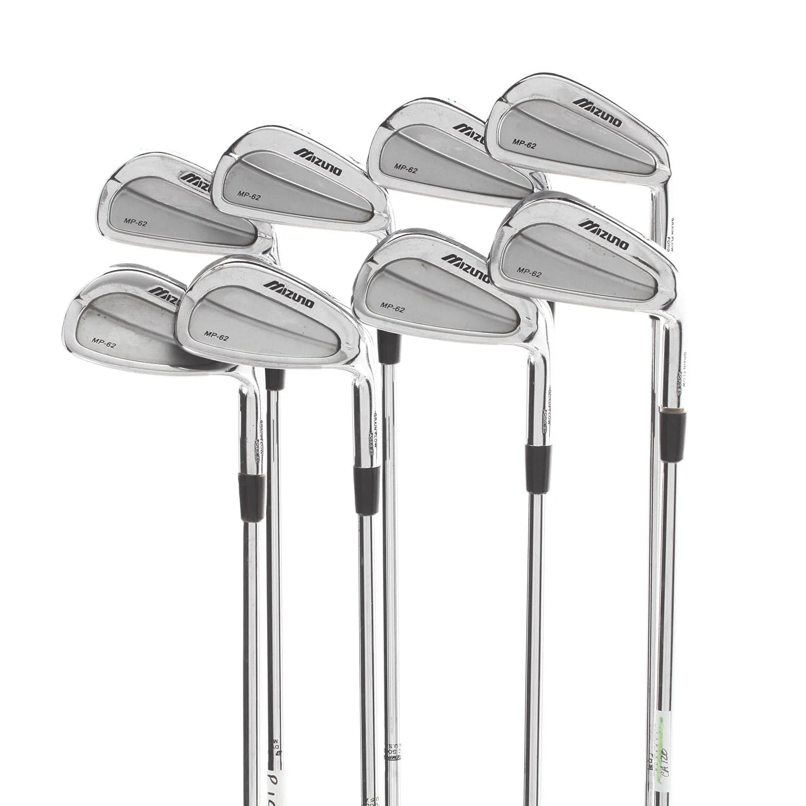 Mizuno MP-62 Steel Mens Right Hand Irons 3-PW Stiff - Dynamic Gold S300