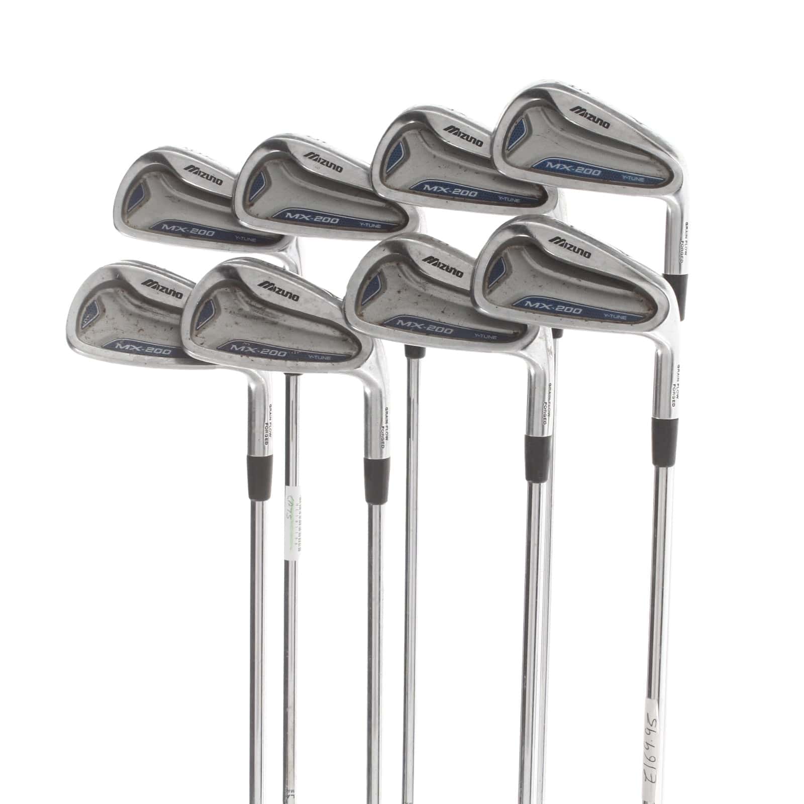 Mizuno MX-200 Steel Mens Right Hand Irons 3-PW Regular - Dynamic Gold