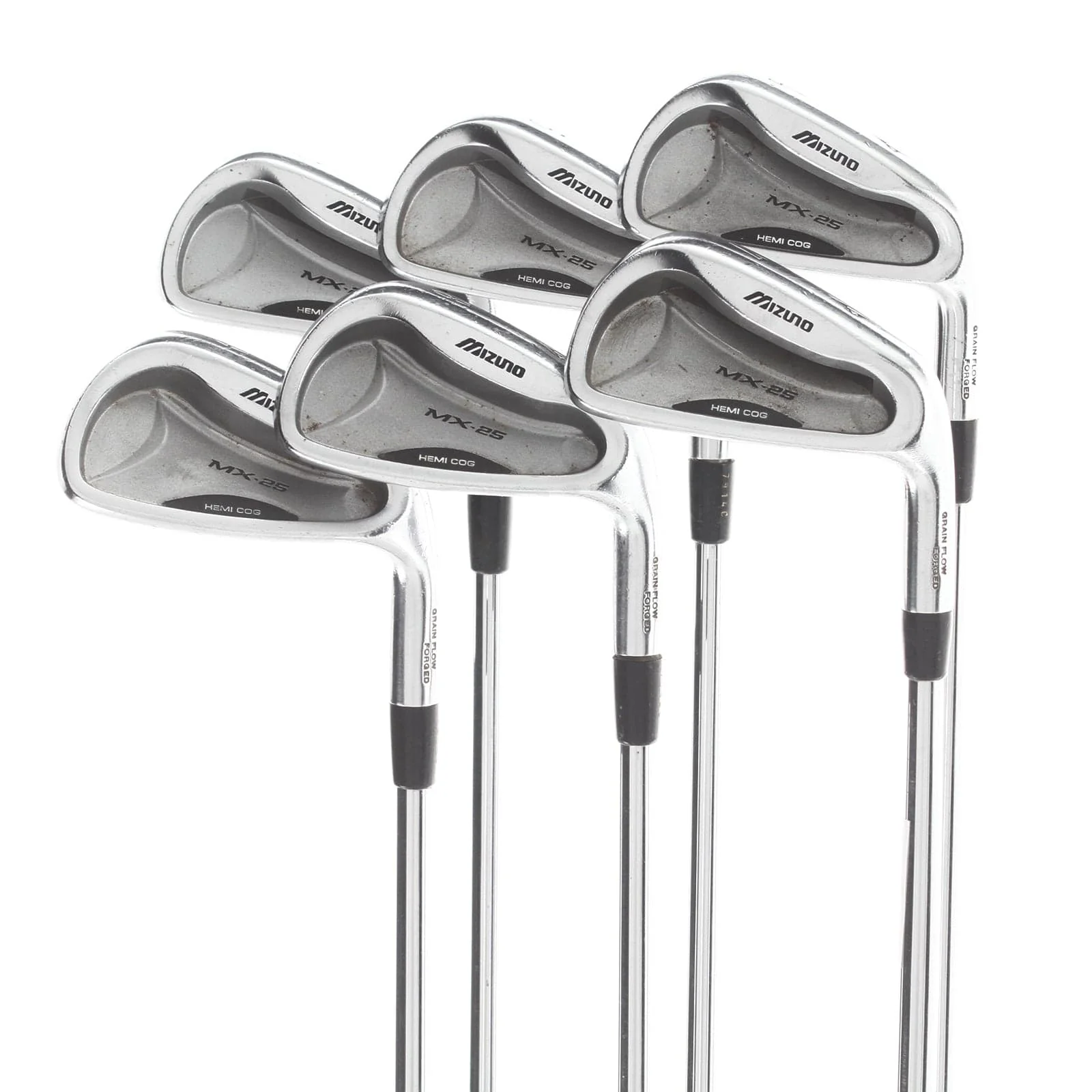 Mizuno MX-25 Steel Mens Right Hand Irons 4-9 Stiff - Rife Precision FCM 6.0