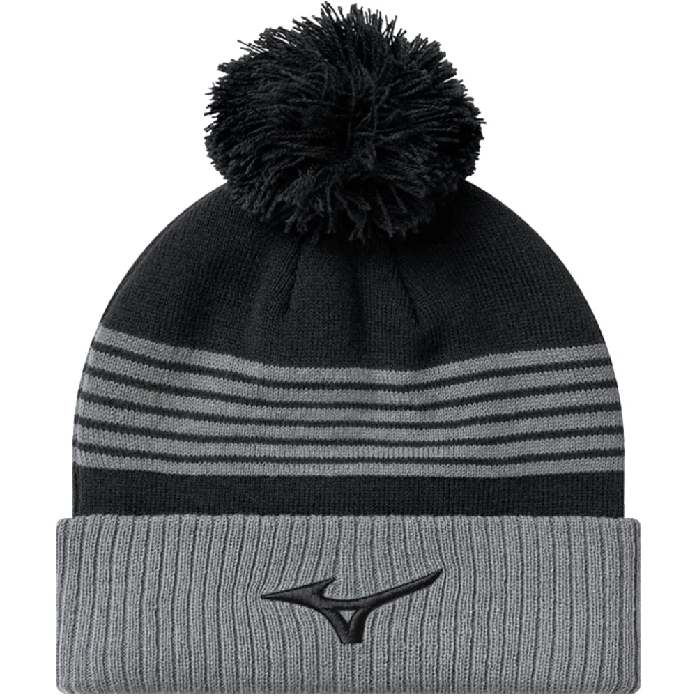 Mizuno Pom Beanie - Black - Image 2