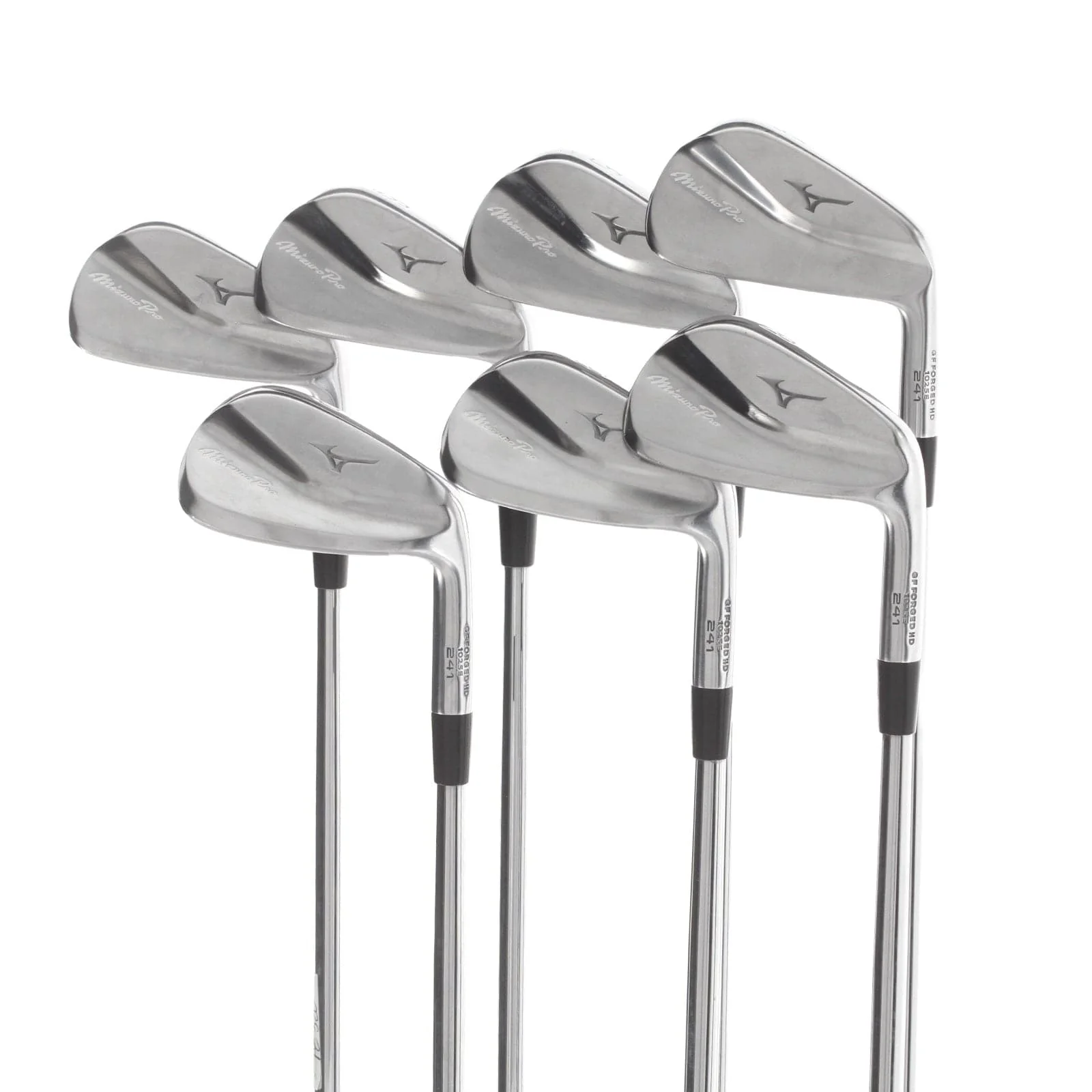 Mizuno Pro 241 Steel Mens Right Hand Irons 4-PW Stiff - Dynamic Gold 105 S300