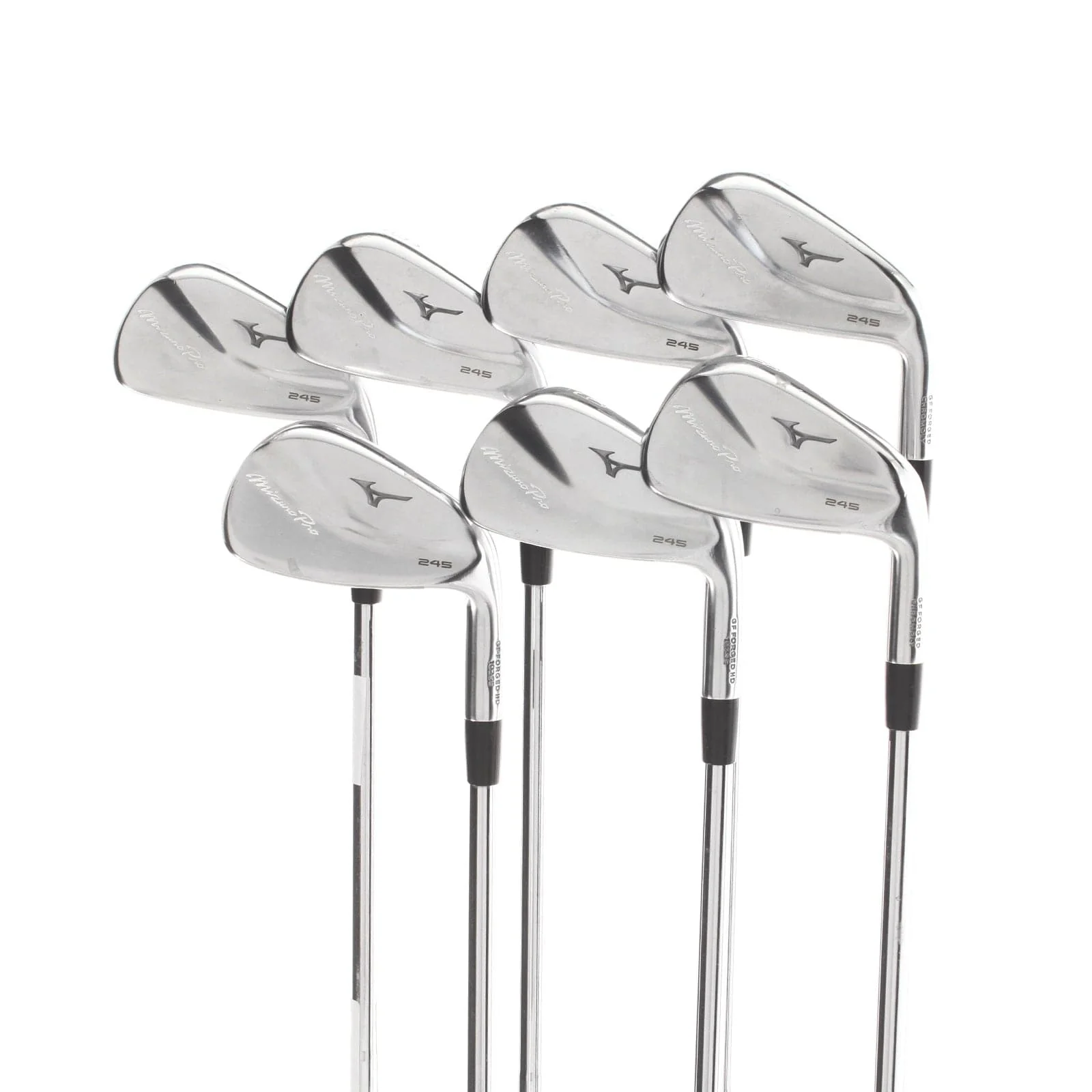 Mizuno Pro 245 Steel Mens Right Hand Irons 4-PW Stiff - Nippon N.S Pro 950 GH Neo