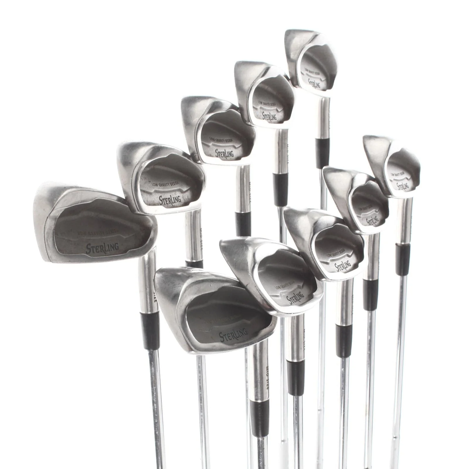Mizuno Sterling Steel Mens Right Hand Irons 3-SW Regular - Dynamic Gold - Image 2