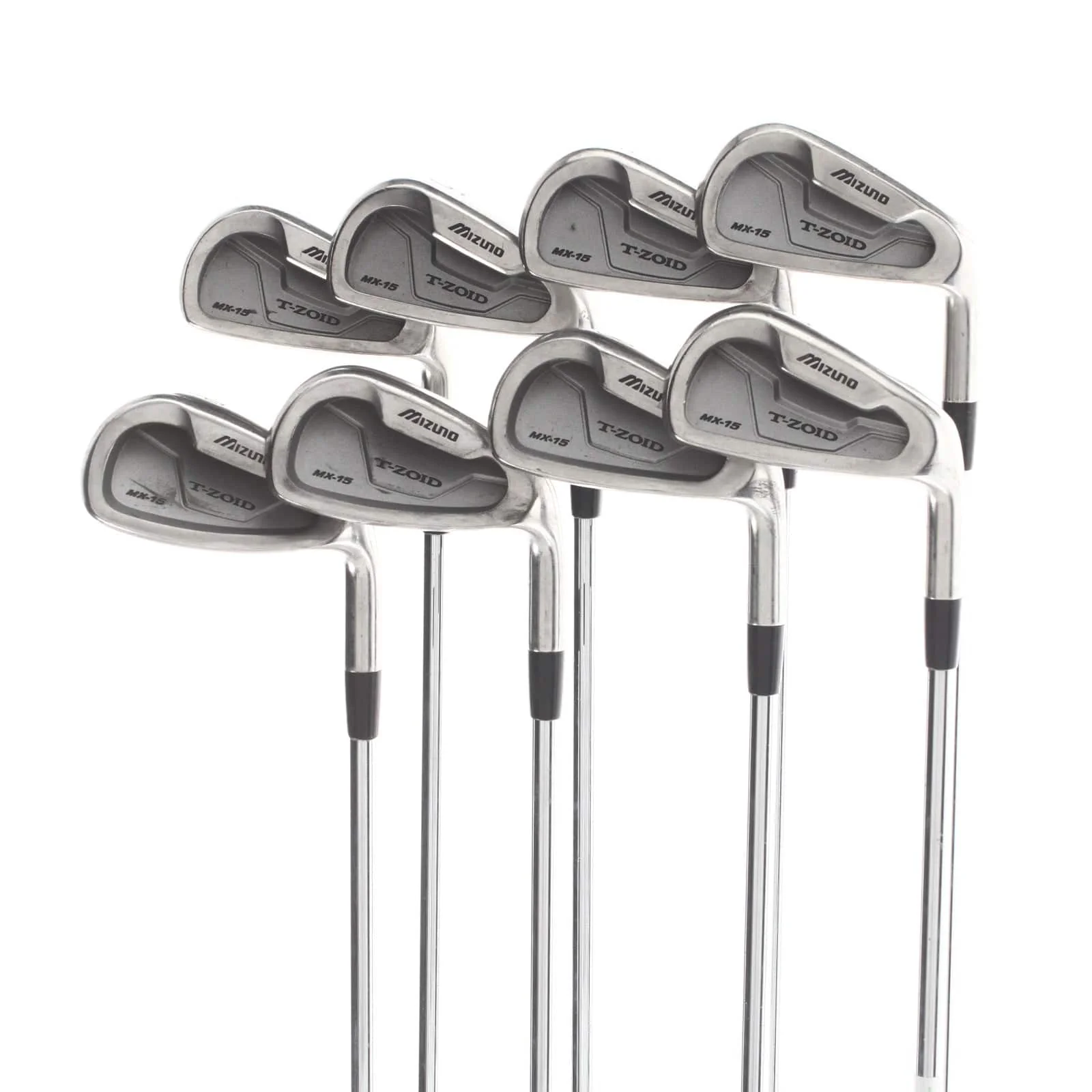 Mizuno T-Zoid MX-15 Steel Mens Right Hand Irons 3-PW Stiff - True Temper Release