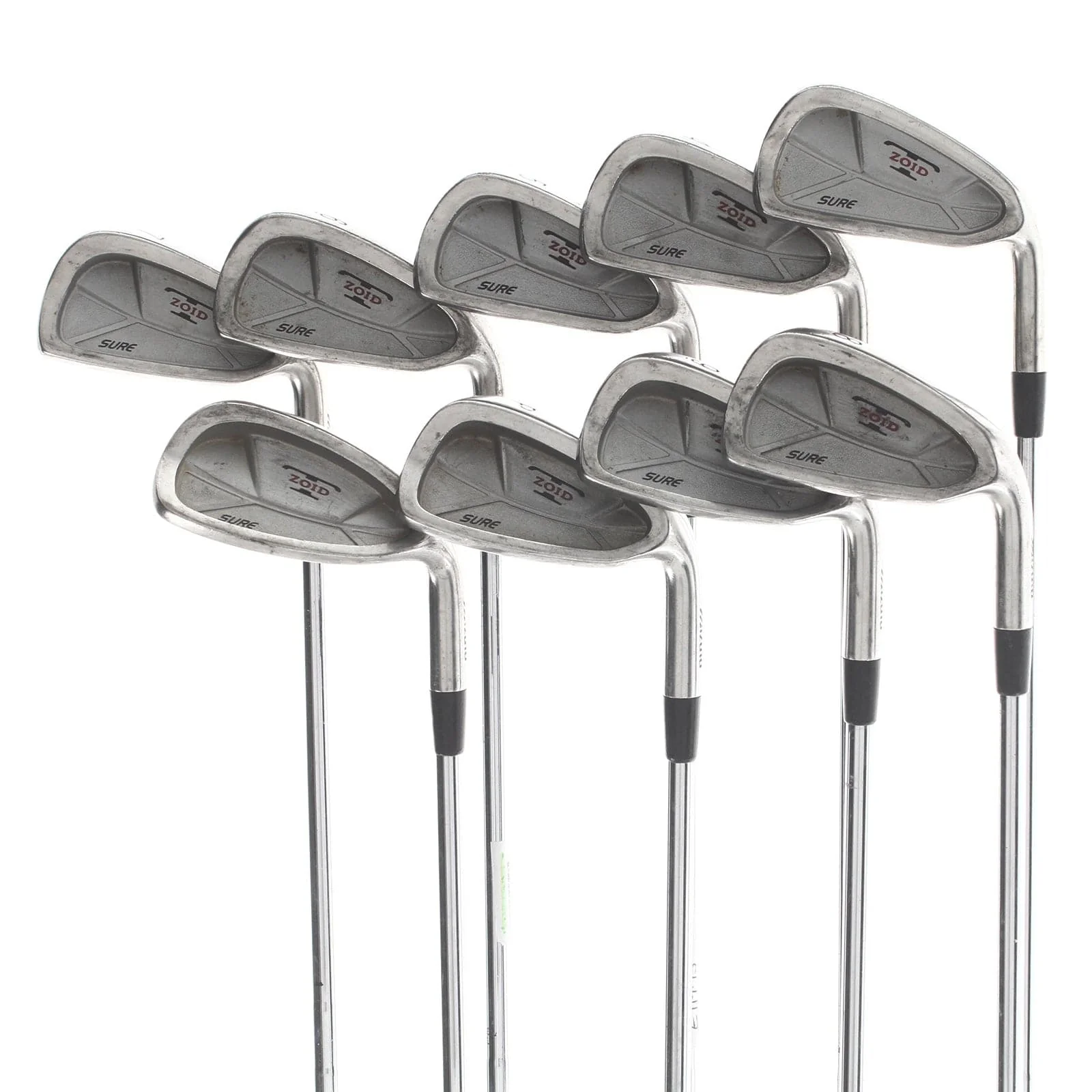 Mizuno T-Zoid Sure Steel Mens Right Hand Irons 3-SW Regular - Mizuno Dynaflex