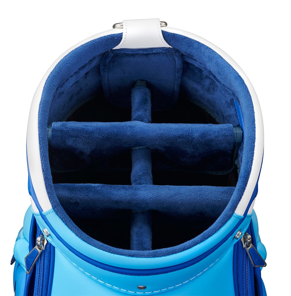 Mizuno Tour Staff Bag - White/Blue - Image 2
