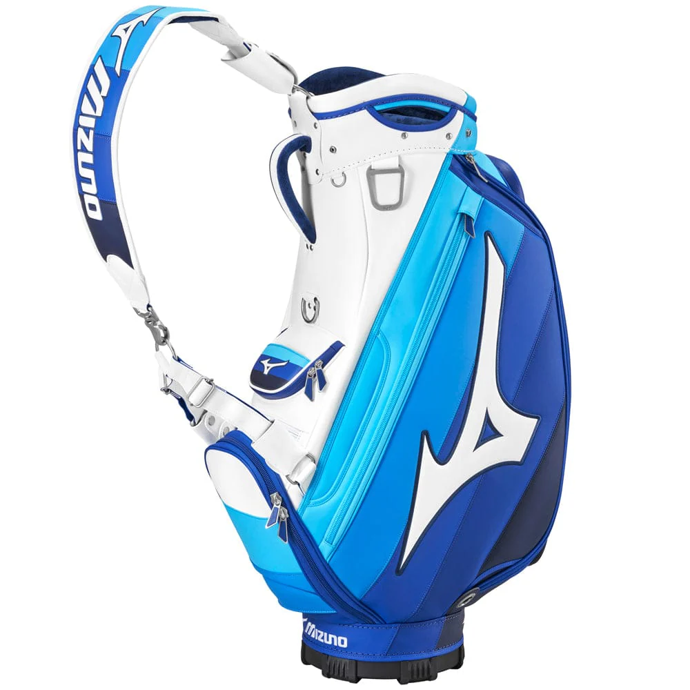 Mizuno Tour Staff Bag - White/Blue - Image 3